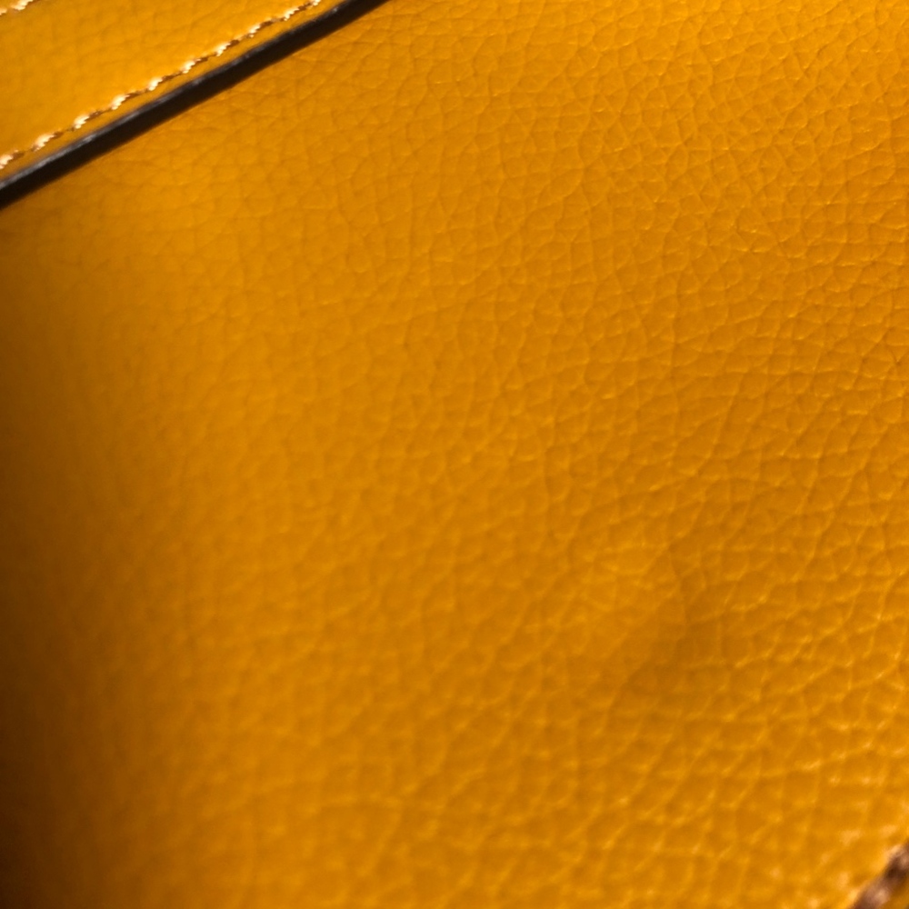 DKNY Elissa Leather Belt Bag Yellow/Marigold NWOT - Picture 5 of 11